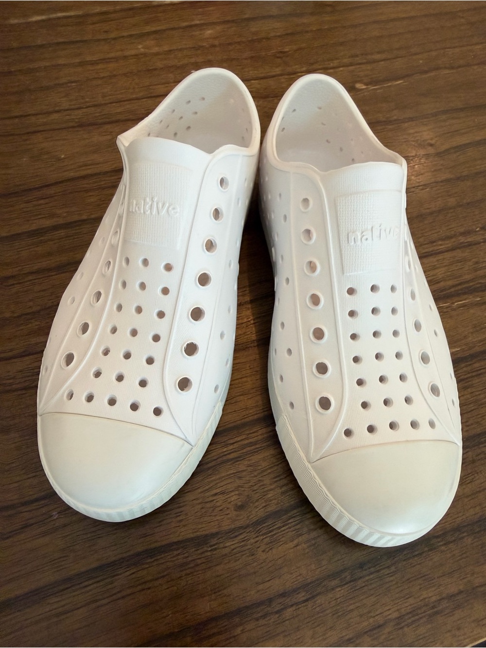 Native Slip-On Jefferson Sneakers in White